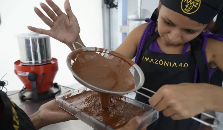 Treinamento para fabricação de chocolate na Amazônia